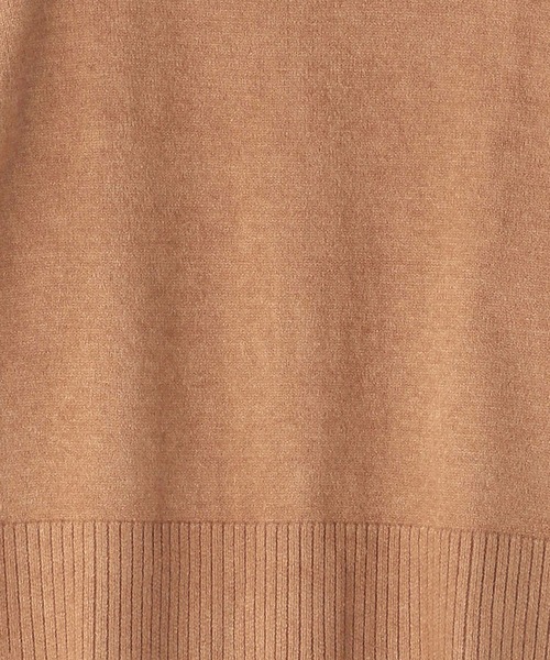 NICOLE white（ニコルホワイト）の「バックスリット ハイネックプルオーバー（ニット/セーター・レディース・オフホワイト/ブラック/モカ/ベージュ/サックスブルー・FREE）」の16枚目の写真