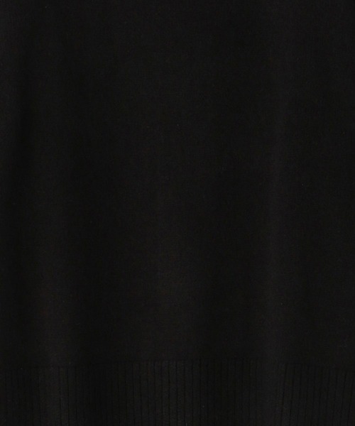 NICOLE white（ニコルホワイト）の「バックスリット ハイネックプルオーバー（ニット/セーター・レディース・オフホワイト/ブラック/モカ/ベージュ/サックスブルー・FREE）」の20枚目の写真