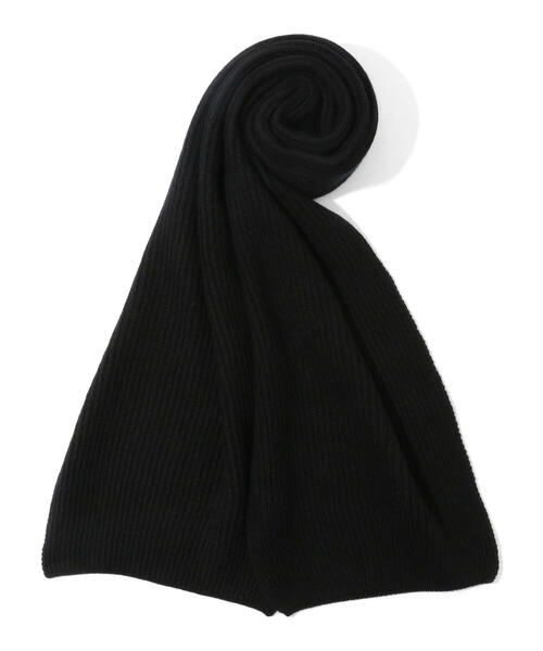 TOMORROWLAND （トゥモローランド）の「Johnstons of Elgin カシミヤ リブニットストール（ストール/ショール・レディース・ホワイト/ブラック/ダークグリーン/キャメル・FREE）」の3枚目の写真