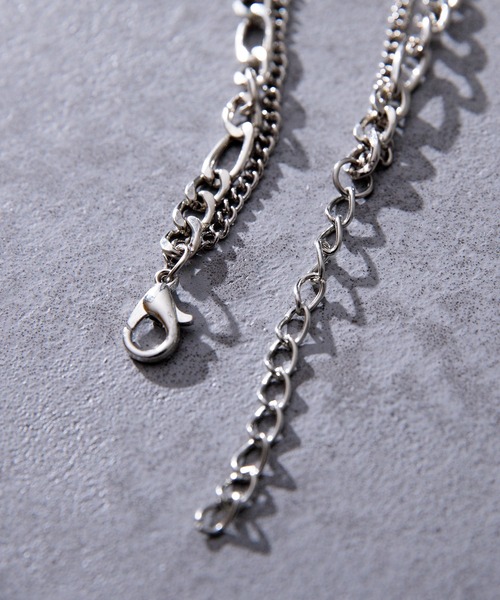 Adoon plain（アドーンプレーン）の「2連チェーンネックレス（ネックレス・レディース・シルバー/ゴールド・FREE）」の5枚目の写真