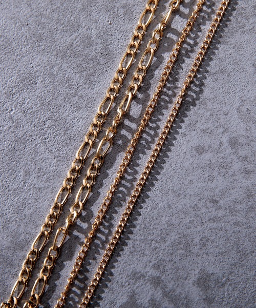 Adoon plain（アドーンプレーン）の「2連チェーンネックレス（ネックレス・レディース・シルバー/ゴールド・FREE）」の7枚目の写真