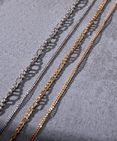 Adoon plain（アドーンプレーン）の「2連チェーンネックレス（ネックレス・レディース・シルバー/ゴールド・FREE）」の9枚目の写真