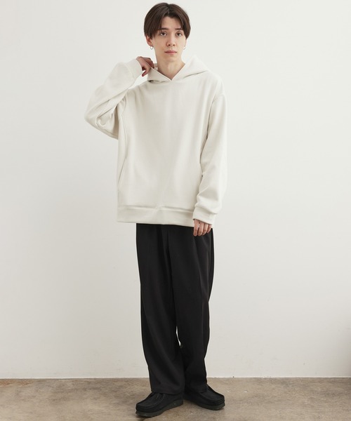 JUNRED（ジュンレッド）の「スムースウォームプルパーカー（パーカー・メンズ・ミント/キナリ/ラベンダー・M/L/LL）」の11枚目の写真