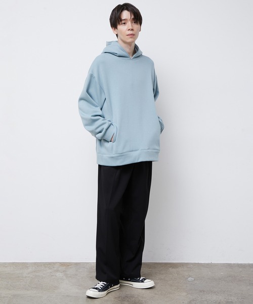 JUNRED（ジュンレッド）の「スムースウォームプルパーカー（パーカー・メンズ・ミント/キナリ/ラベンダー・M/L/LL）」の13枚目の写真