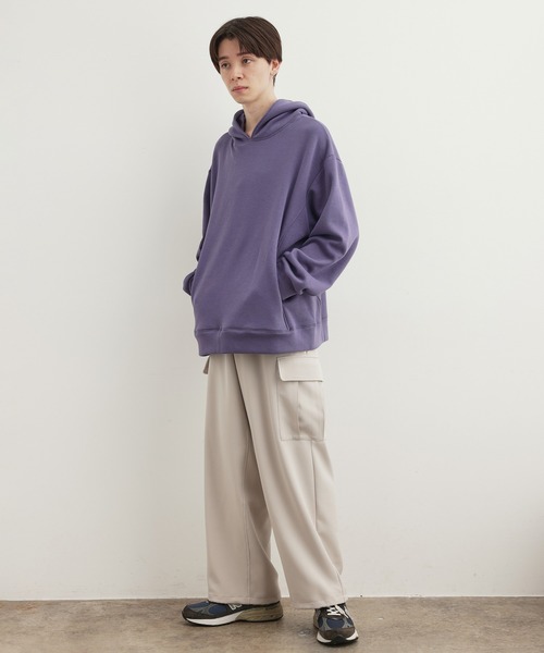 JUNRED（ジュンレッド）の「スムースウォームプルパーカー（パーカー・メンズ・ミント/キナリ/ラベンダー・M/L/LL）」の21枚目の写真