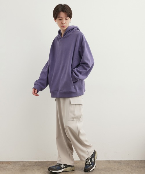 JUNRED（ジュンレッド）の「スムースウォームプルパーカー（パーカー・メンズ・ミント/キナリ/ラベンダー・M/L/LL）」の22枚目の写真