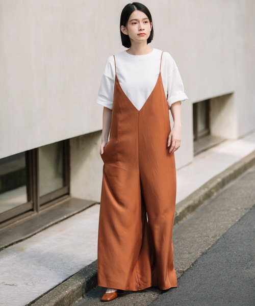 Munich(ミューニック)の「フィブリルシャンブレーコンビネゾン(サロペット/オーバーオール・レディース・ブラック/ブラウン/カーキ・S/M)」の15枚目の写真