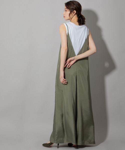 Munich(ミューニック)の「フィブリルシャンブレーコンビネゾン(サロペット/オーバーオール・レディース・ブラック/ブラウン/カーキ・S/M)」の6枚目の写真