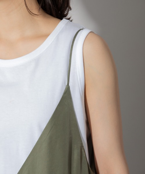 Munich(ミューニック)の「フィブリルシャンブレーコンビネゾン(サロペット/オーバーオール・レディース・ブラック/ブラウン/カーキ・S/M)」の11枚目の写真