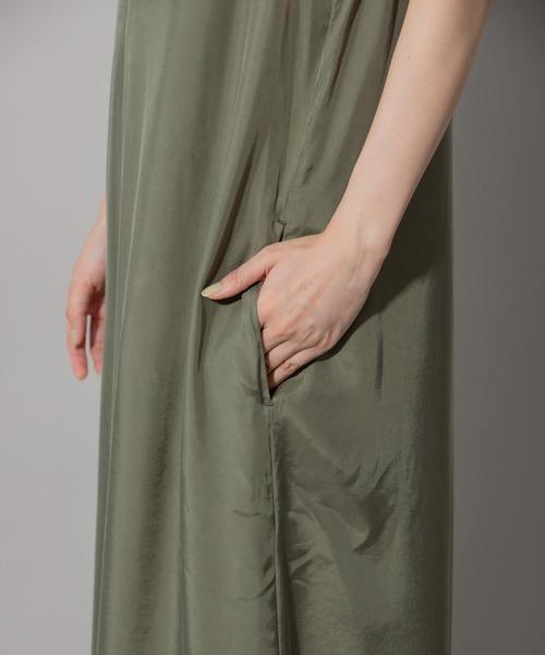 Munich(ミューニック)の「フィブリルシャンブレーコンビネゾン(サロペット/オーバーオール・レディース・ブラック/ブラウン/カーキ・S/M)」の13枚目の写真