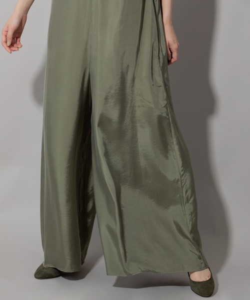 Munich(ミューニック)の「フィブリルシャンブレーコンビネゾン(サロペット/オーバーオール・レディース・ブラック/ブラウン/カーキ・S/M)」の14枚目の写真