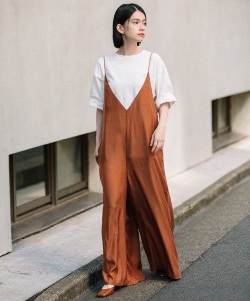 Munich(ミューニック)の「フィブリルシャンブレーコンビネゾン(サロペット/オーバーオール・レディース・ブラック/ブラウン/カーキ・S/M)」の16枚目の写真