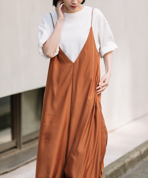 Munich(ミューニック)の「フィブリルシャンブレーコンビネゾン(サロペット/オーバーオール・レディース・ブラック/ブラウン/カーキ・S/M)」の19枚目の写真