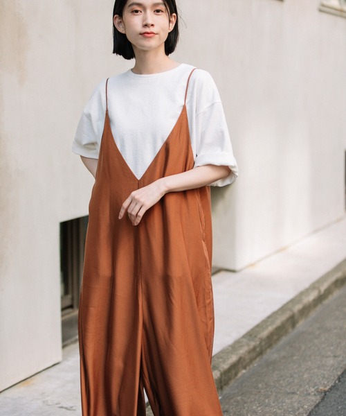 Munich(ミューニック)の「フィブリルシャンブレーコンビネゾン(サロペット/オーバーオール・レディース・ブラック/ブラウン/カーキ・S/M)」の20枚目の写真