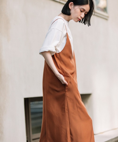 Munich(ミューニック)の「フィブリルシャンブレーコンビネゾン(サロペット/オーバーオール・レディース・ブラック/ブラウン/カーキ・S/M)」の21枚目の写真