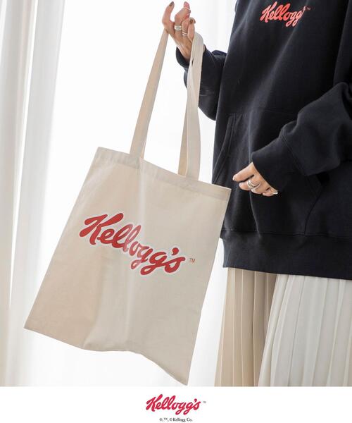 coen(コーエン)の「Kelloggs(ケロッグ)別注トートバッグ(トートバッグ・メンズ・その他/オフホワイト・FREE)」の4枚目の写真