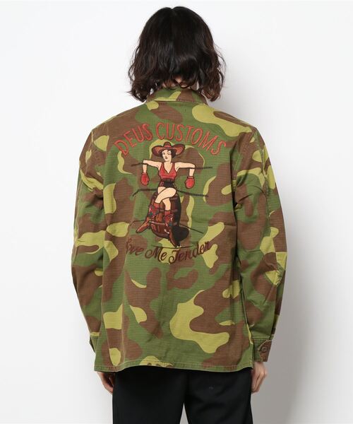 売れ筋商品|||Deus Ex Machina デウスエクスマキナ ワークシャツ SAWYER BDU SHIRT KHAKI ミリタリーシャツ アロハシャツ カジュアルシャツ ジャケット DE23SSSHLS04234001 DEUS EX MACHINA Deus Ex Machina デウスエクスマキナ ワーク