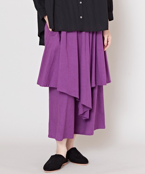 チャイハネ(チャイハネ)の「【チャイハネ】パミナス変形ワイドパンツ(その他パンツ・レディース・ブラック/ブラウン/ブルー/グリーン/ベージュ/パープル・FREE)」の1枚目の写真