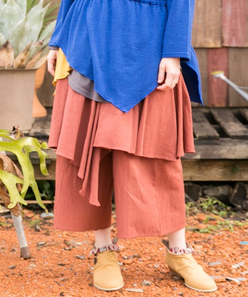 チャイハネ(チャイハネ)の「【チャイハネ】パミナス変形ワイドパンツ(その他パンツ・レディース・ブラック/ブラウン/ブルー/グリーン/ベージュ/パープル・FREE)」の3枚目の写真