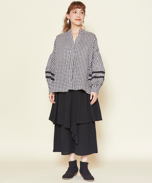 チャイハネ(チャイハネ)の「【チャイハネ】パミナス変形ワイドパンツ(その他パンツ・レディース・ブラック/ブラウン/ブルー/グリーン/ベージュ/パープル・FREE)」の8枚目の写真