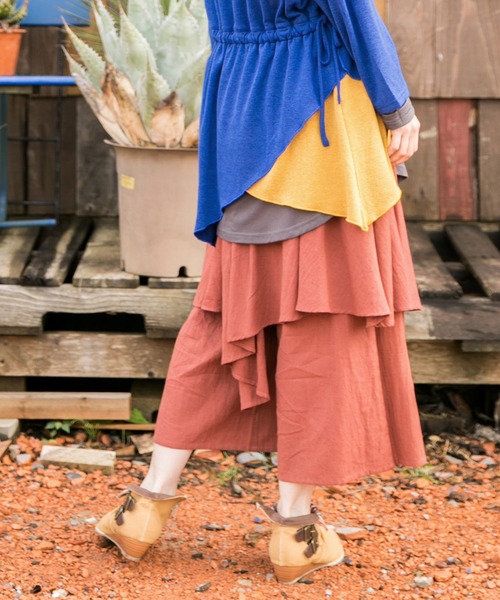 チャイハネ(チャイハネ)の「【チャイハネ】パミナス変形ワイドパンツ(その他パンツ・レディース・ブラック/ブラウン/ブルー/グリーン/ベージュ/パープル・FREE)」の20枚目の写真