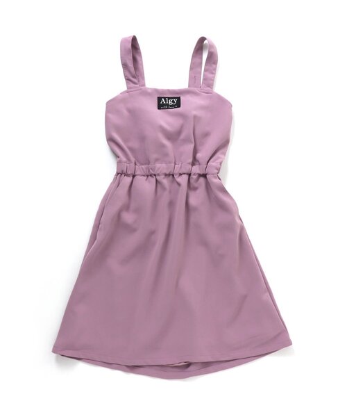 algy（アルジー）の「バックりぼんジャンスカ（ジャンパースカート・キッズ・ピンク/サックスブルー・XX-SMALL/X-SMALL/SMALL/MEDIUM）」の5枚目の写真