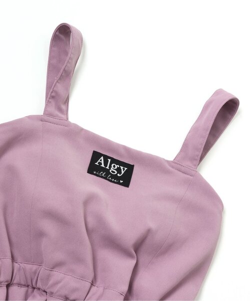 algy（アルジー）の「バックりぼんジャンスカ（ジャンパースカート・キッズ・ピンク/サックスブルー・XX-SMALL/X-SMALL/SMALL/MEDIUM）」の8枚目の写真