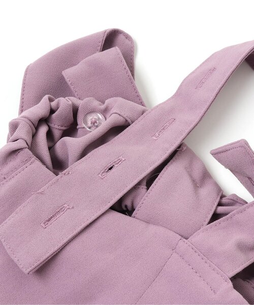 algy（アルジー）の「バックりぼんジャンスカ（ジャンパースカート・キッズ・ピンク/サックスブルー・XX-SMALL/X-SMALL/SMALL/MEDIUM）」の10枚目の写真