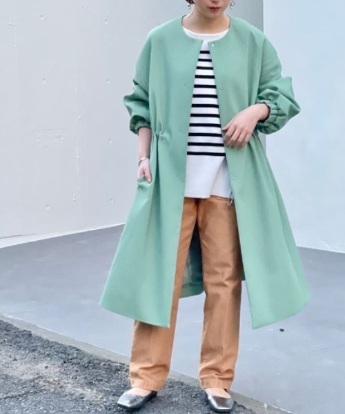 BEARDSLEY（ビアズリー）の「バルーン袖コート（ノーカラーコート