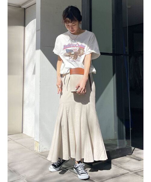 Ungrid（アングリッド）の「イーグルプリントTee（Tシャツ/カットソー・レディース・チャコールグレー/オフホワイト・FREE）」の21枚目の写真