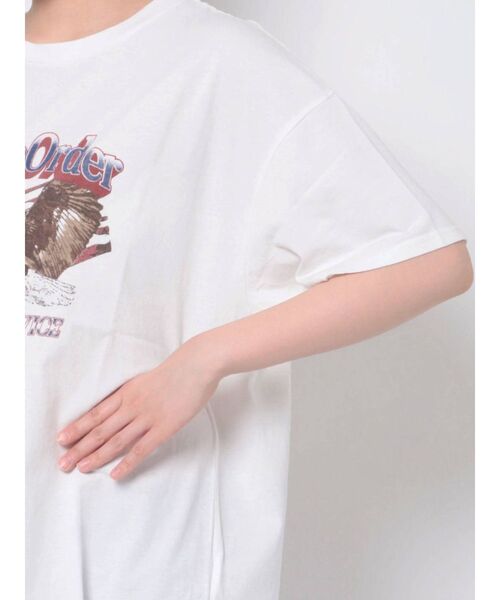 Ungrid（アングリッド）の「イーグルプリントTee（Tシャツ/カットソー・レディース・チャコールグレー/オフホワイト・FREE）」の8枚目の写真