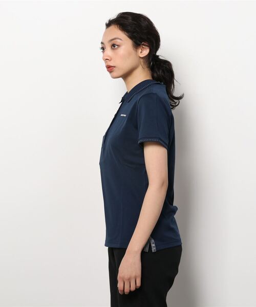 サイズ：S BRIEFING GOLF ブリーフィング 半袖ポロシャツ ネイビー系