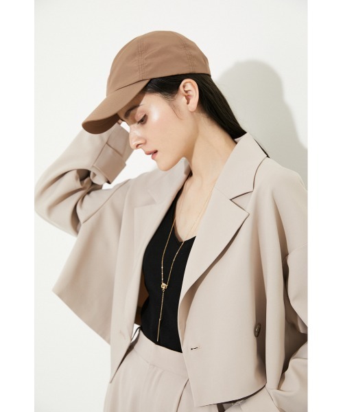 rienda(リエンダ)の「カジュアルレディーキャップ(キャップ・レディース・ブラック/ライトブラウン/ライトベージュ/ライトグリーン/ライトピンク・FREE)」の20枚目の写真