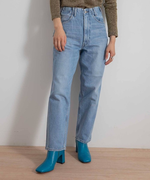 WESTOVERALLS（ウエストオーバーオールズ）の「WESTOVERALLS　801S DENIM（デニムパンツ・レディース・ライトブルー・28）」の8枚目の写真