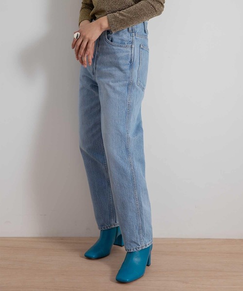 WESTOVERALLS（ウエストオーバーオールズ）の「WESTOVERALLS　801S DENIM（デニムパンツ・レディース・ライトブルー・28）」の10枚目の写真