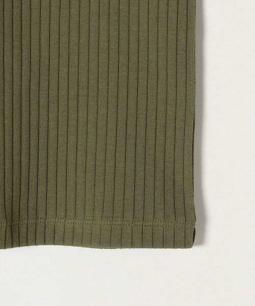 SHIPS any（シップス エニィ）の「SHIPS any:〈ウォッシャブル〉テレコ タンク トップ2（タンクトップ・レディース・ホワイト/ブラック/カーキ/オレンジ/その他・ONE SIZE）」の9枚目の写真