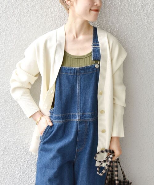 SHIPS any（シップス エニィ）の「SHIPS any:〈ウォッシャブル〉テレコ タンク トップ2（タンクトップ・レディース・ホワイト/ブラック/カーキ/オレンジ/その他・ONE SIZE）」の20枚目の写真