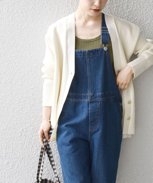 SHIPS any（シップス エニィ）の「SHIPS any:〈ウォッシャブル〉テレコ タンク トップ2（タンクトップ・レディース・ホワイト/ブラック/カーキ/オレンジ/その他・ONE SIZE）」の21枚目の写真