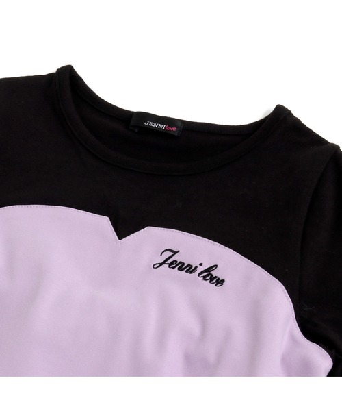 JENNI love(ジェニィラブ)の「ベルト付きビスチェドッキングロンT(Tシャツ/カットソー・キッズ・サックスブルー/ラベンダー/ベージュ・130cm/140cm/160cm/150cm)」の20枚目の写真