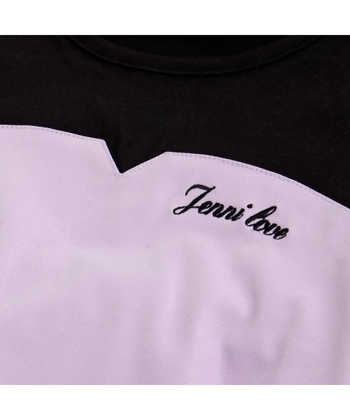 JENNI love(ジェニィラブ)の「ベルト付きビスチェドッキングロンT(Tシャツ/カットソー・キッズ・サックスブルー/ラベンダー/ベージュ・130cm/140cm/160cm/150cm)」の19枚目の写真
