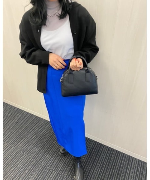 INGNI(イング)の「チュールハイネックメロウトップス(Tシャツ/カットソー・レディース・アイボリー/サックスブルー系4/イエロー系5/ピンク系/ブラック・M)」の15枚目の写真