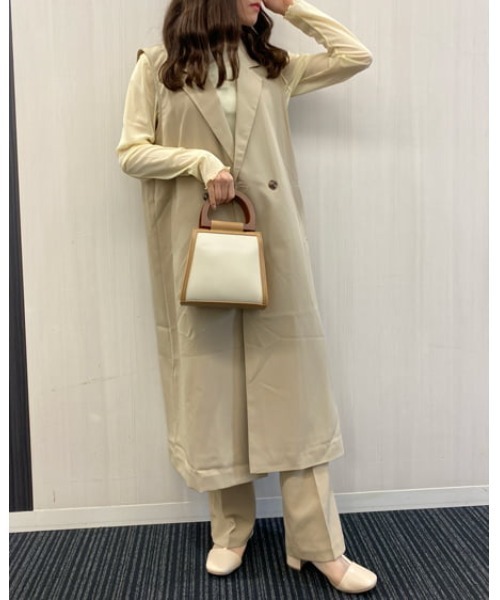 INGNI(イング)の「チュールハイネックメロウトップス(Tシャツ/カットソー・レディース・アイボリー/サックスブルー系4/イエロー系5/ピンク系/ブラック・M)」の22枚目の写真