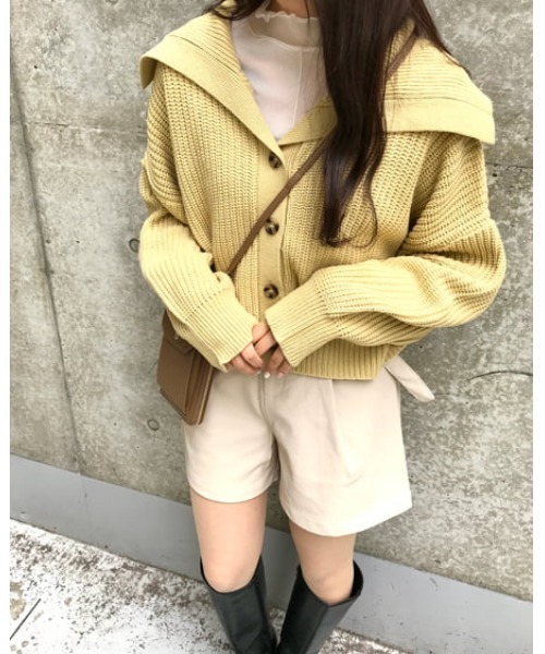 INGNI(イング)の「チュールハイネックメロウトップス(Tシャツ/カットソー・レディース・アイボリー/サックスブルー系4/イエロー系5/ピンク系/ブラック・M)」の10枚目の写真