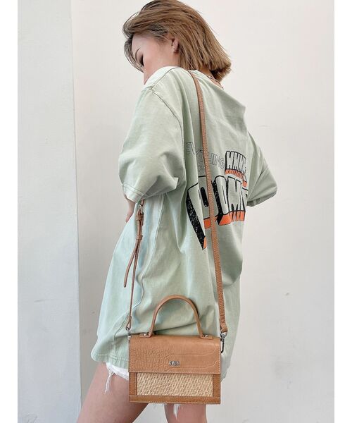 GYDA(ジェイダ)の「OK BOOMER BIG Tシャツ(Tシャツ/カットソー・レディース・チャコールグレー/オフホワイト/ミント・FREE)」の14枚目の写真