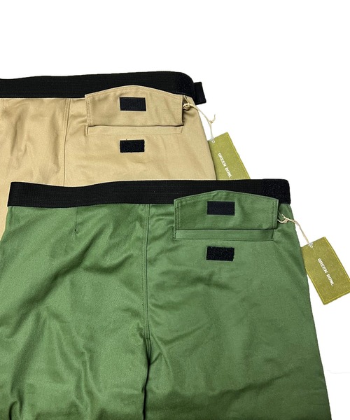GREEN BOWL(グリーンボウル)の「【日本製】グリーンボウル【GREEN BOWL】Easy Pants(チノパンツ・メンズ・ベージュ/カーキ/ネイビー/ライトブラウン・L/M)」の12枚目の写真