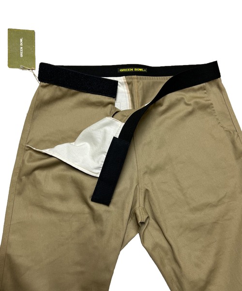 GREEN BOWL(グリーンボウル)の「【日本製】グリーンボウル【GREEN BOWL】Easy Pants(チノパンツ・メンズ・ベージュ/カーキ/ネイビー/ライトブラウン・L/M)」の13枚目の写真