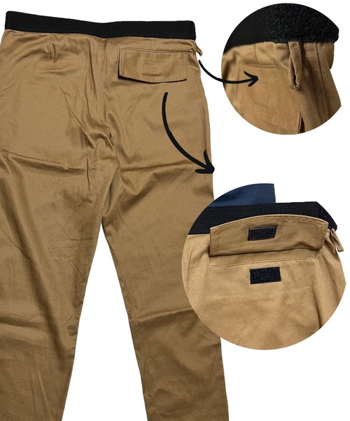 GREEN BOWL(グリーンボウル)の「【日本製】グリーンボウル【GREEN BOWL】Easy Pants(チノパンツ・メンズ・ベージュ/カーキ/ネイビー/ライトブラウン・L/M)」の5枚目の写真
