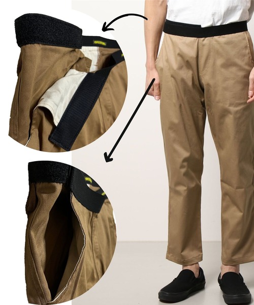 GREEN BOWL(グリーンボウル)の「【日本製】グリーンボウル【GREEN BOWL】Easy Pants(チノパンツ・メンズ・ベージュ/カーキ/ネイビー/ライトブラウン・L/M)」の6枚目の写真