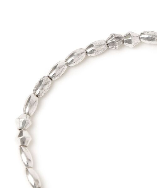 SHIPS any（シップス エニィ）の「SHIPS any: メタル チューブ マンテル ブレスレット（ブレスレット・レディース・シルバー・ONE SIZE）」の2枚目の写真