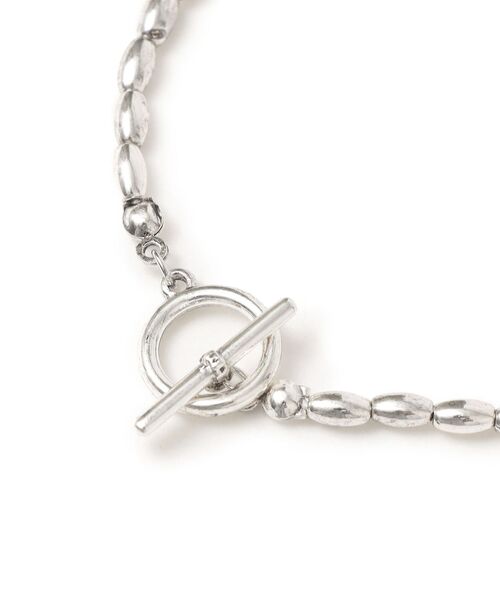 SHIPS any（シップス エニィ）の「SHIPS any: メタル チューブ マンテル ブレスレット（ブレスレット・レディース・シルバー・ONE SIZE）」の3枚目の写真